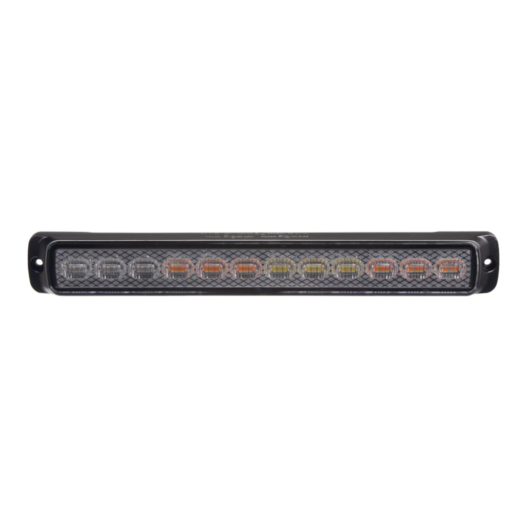 LED sdružená lampa zadní s výstražným oranžovým světlem, 12-24V, ECE R65