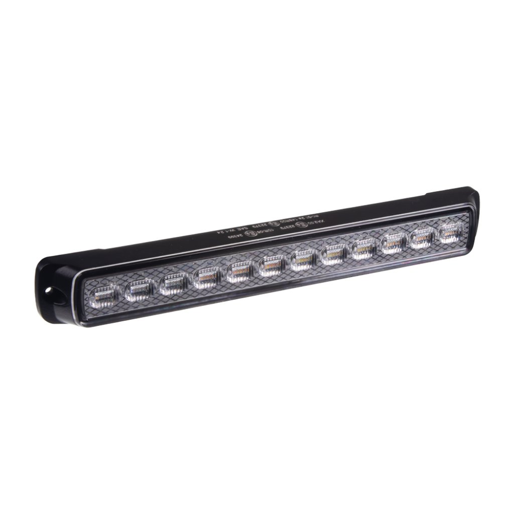 LED sdružená lampa zadní s výstražným oranžovým světlem, 12-24V, ECE R65