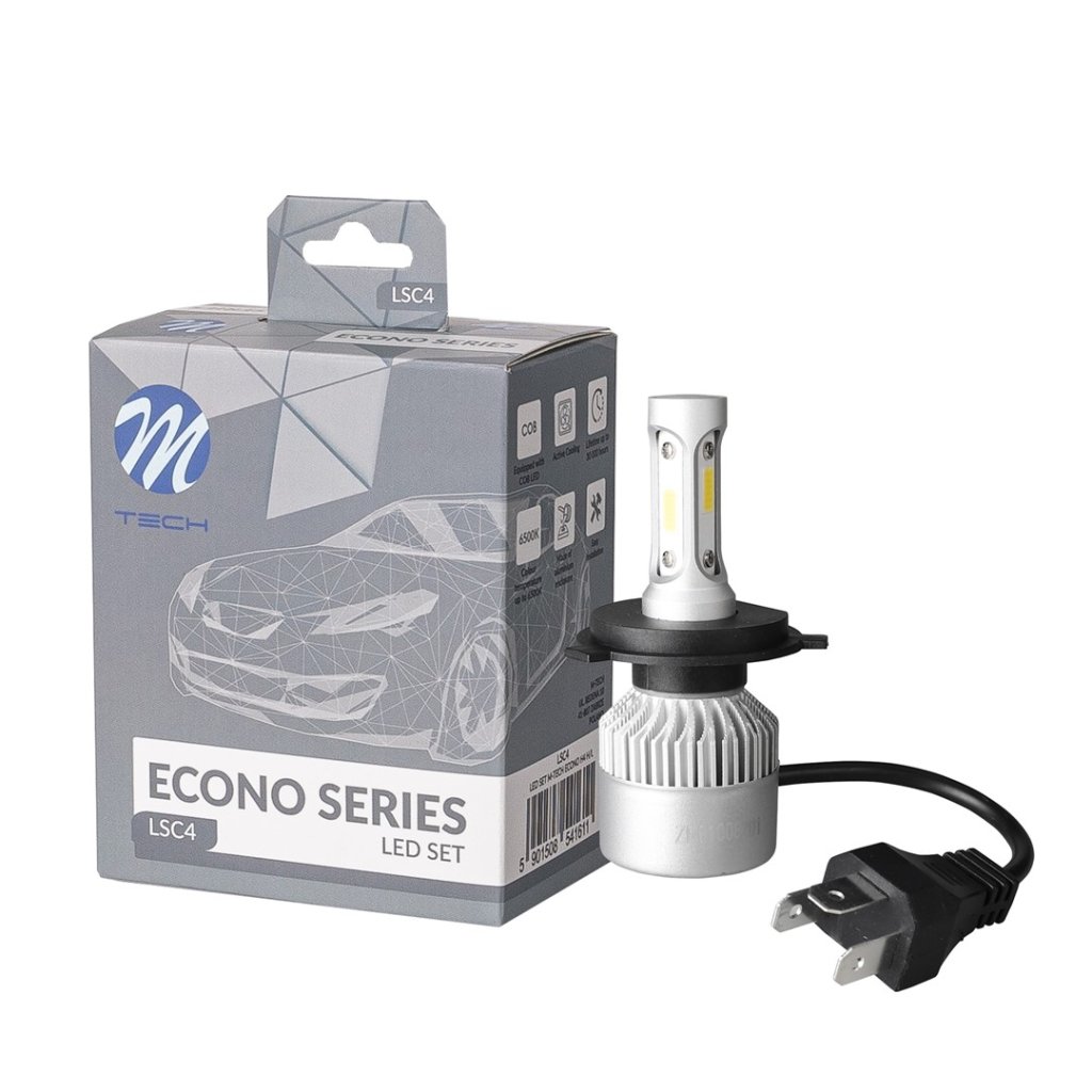 LED SET H4 H/L, LSC4 balení 2ks 54161