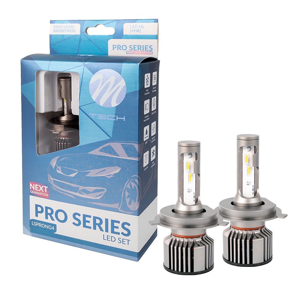 LED SET M-TECH LSPRONG4 Pro Next Generation H4, 55309