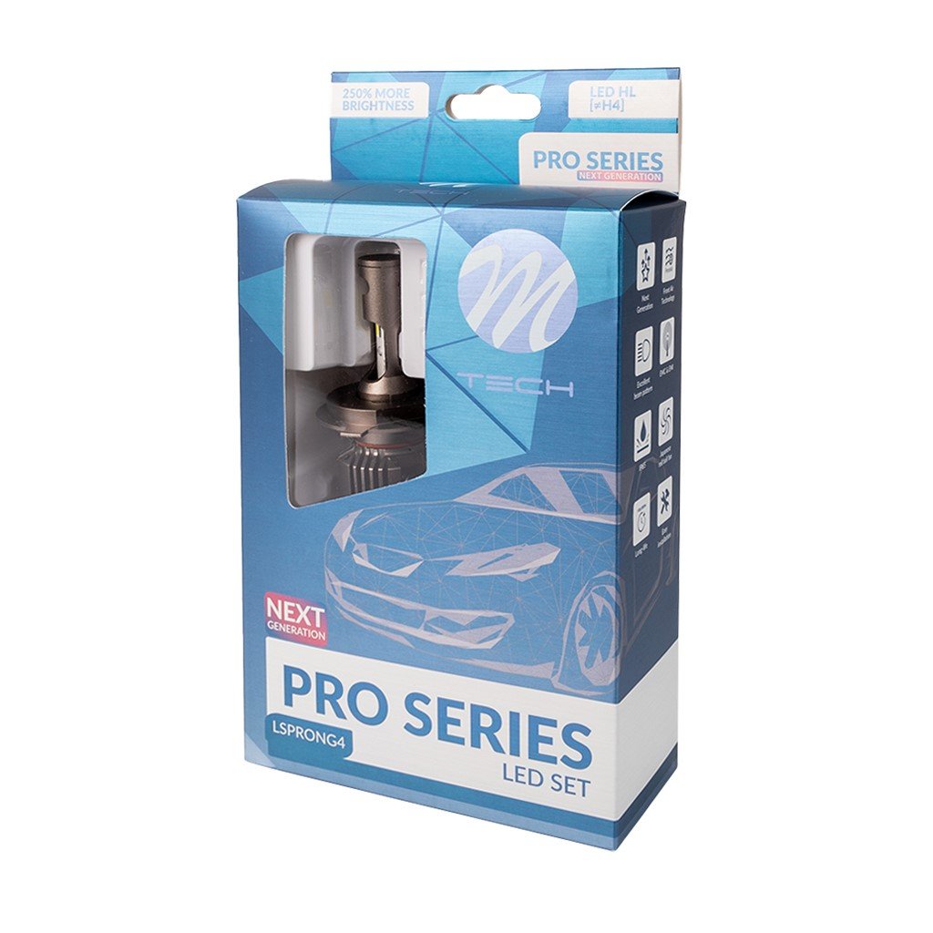 LED SET M-TECH LSPRONG4 Pro Next Generation H4, 55309