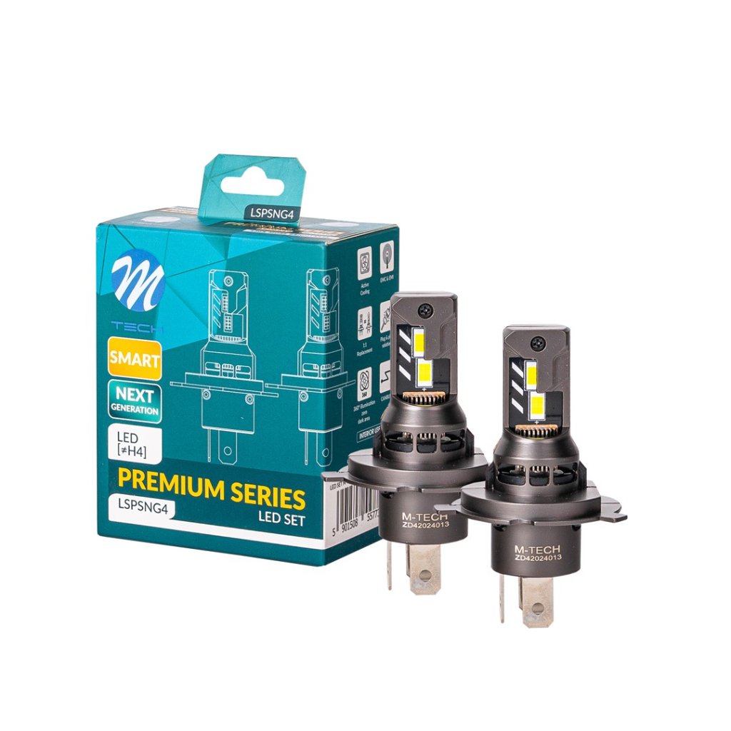 LED SET M-TECH PREMIUM SMART NG SERIES H4, LSPSNG4, 557735