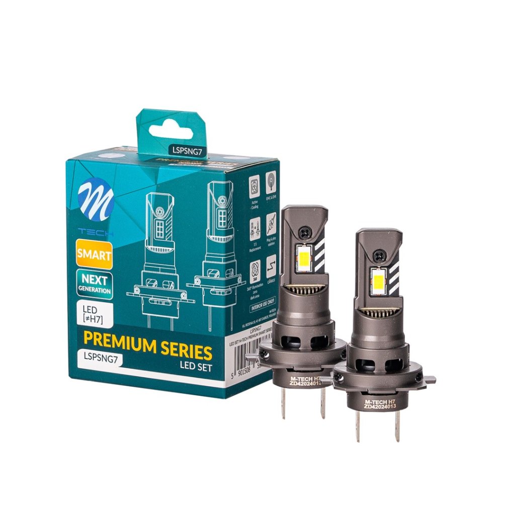 LED SET M-TECH PREMIUM SMART NG SERIES H7, LSPSNG7, 55776