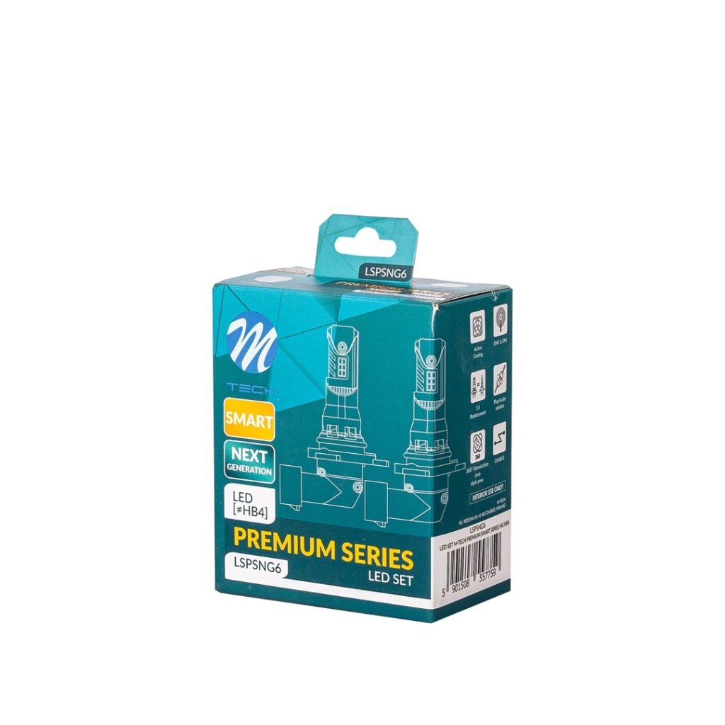 LED SET M-TECH PRO SMART SERIES HB4, LSPSNG6 55775