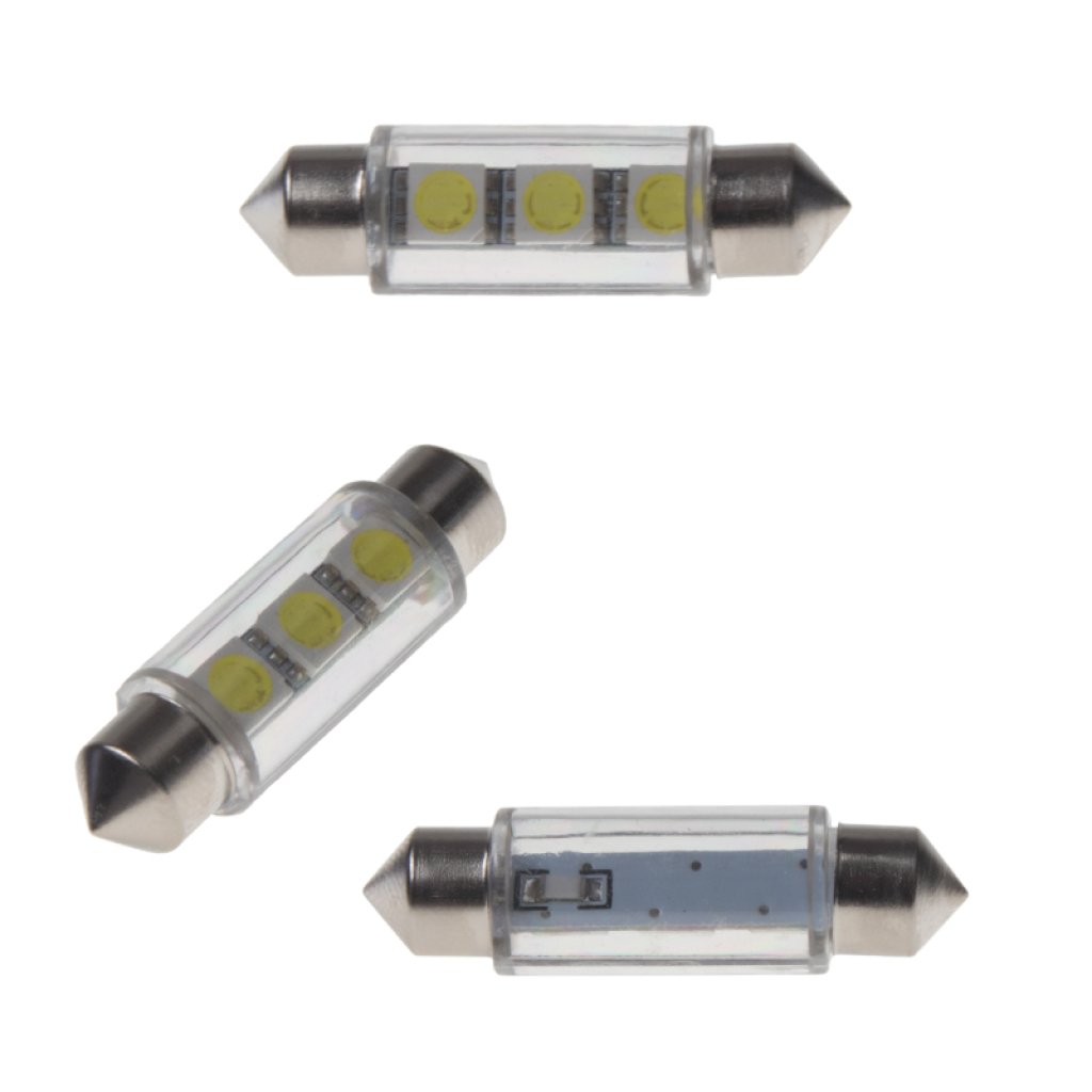 LED sufit (39mm) bílá, 12V, 3LED/3SMD
