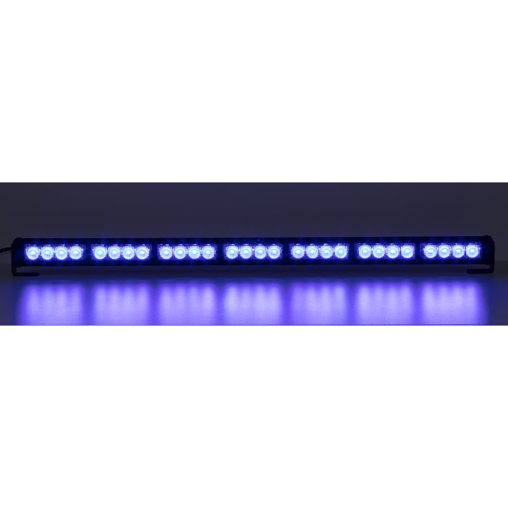 LED světelná alej, 28x LED 3W, modrá 800mm, ECE R10