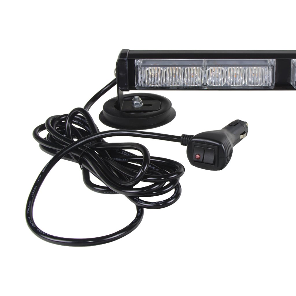 LED světelná alej, 36x 1W LED, oranžová 950mm, ECE R10