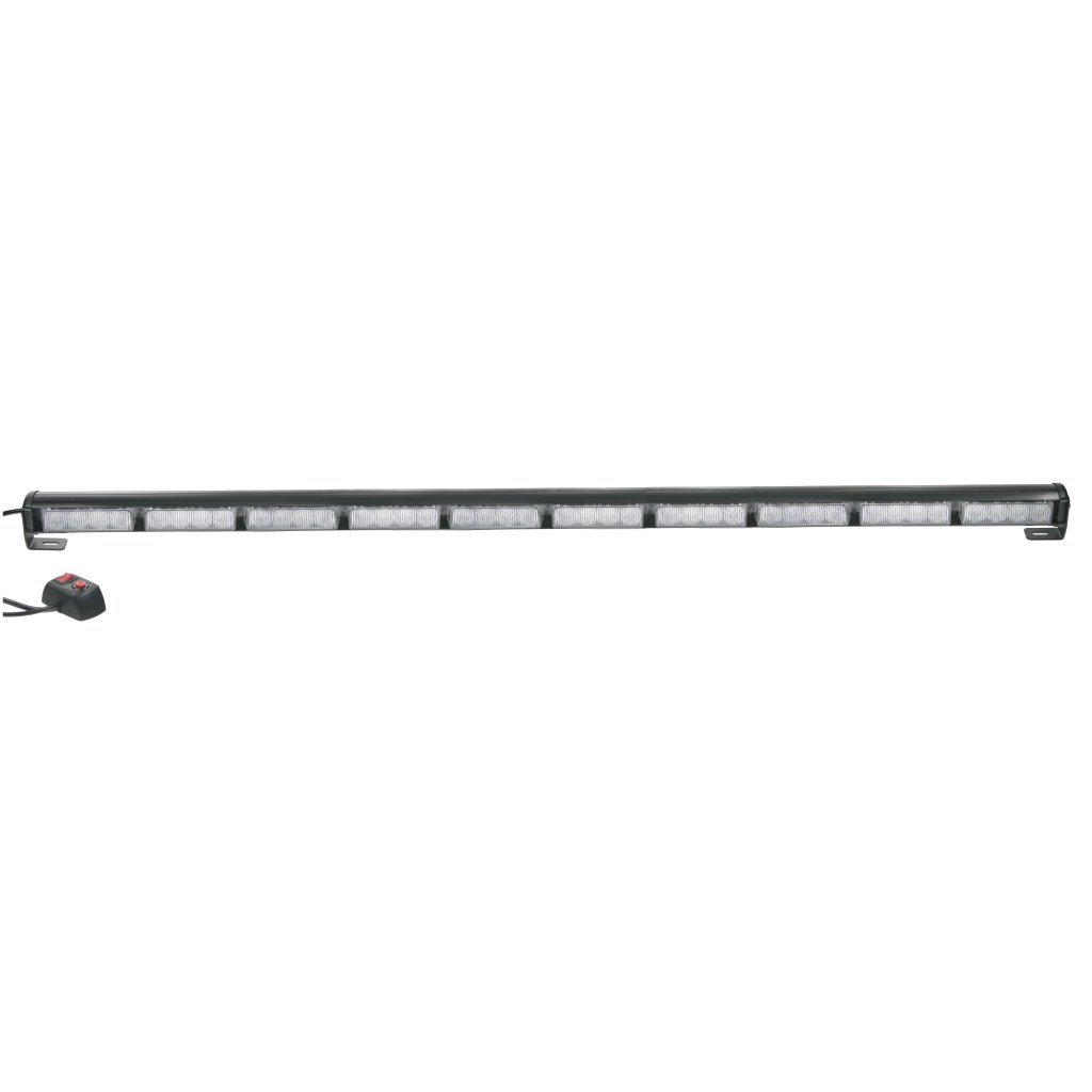 LED světelná alej, 40x LED 3W, oranžová 1210mm, ECE R10