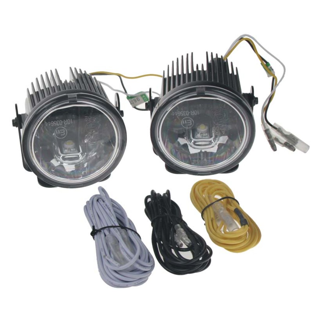 LED světla pro denní svícení, kulatá 70mm, ECE