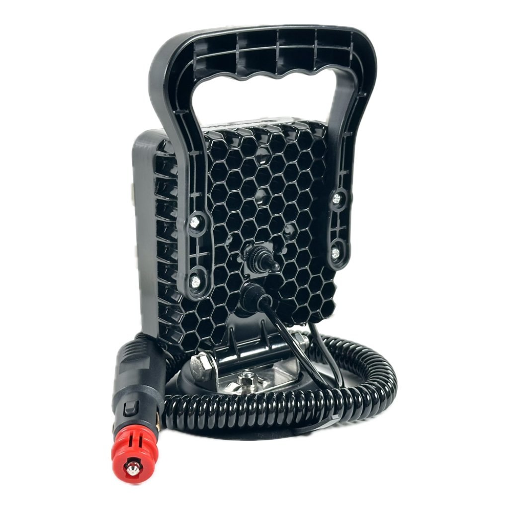 LED světlo hranaté, bílé, 16x3W, magnet, ECE R10