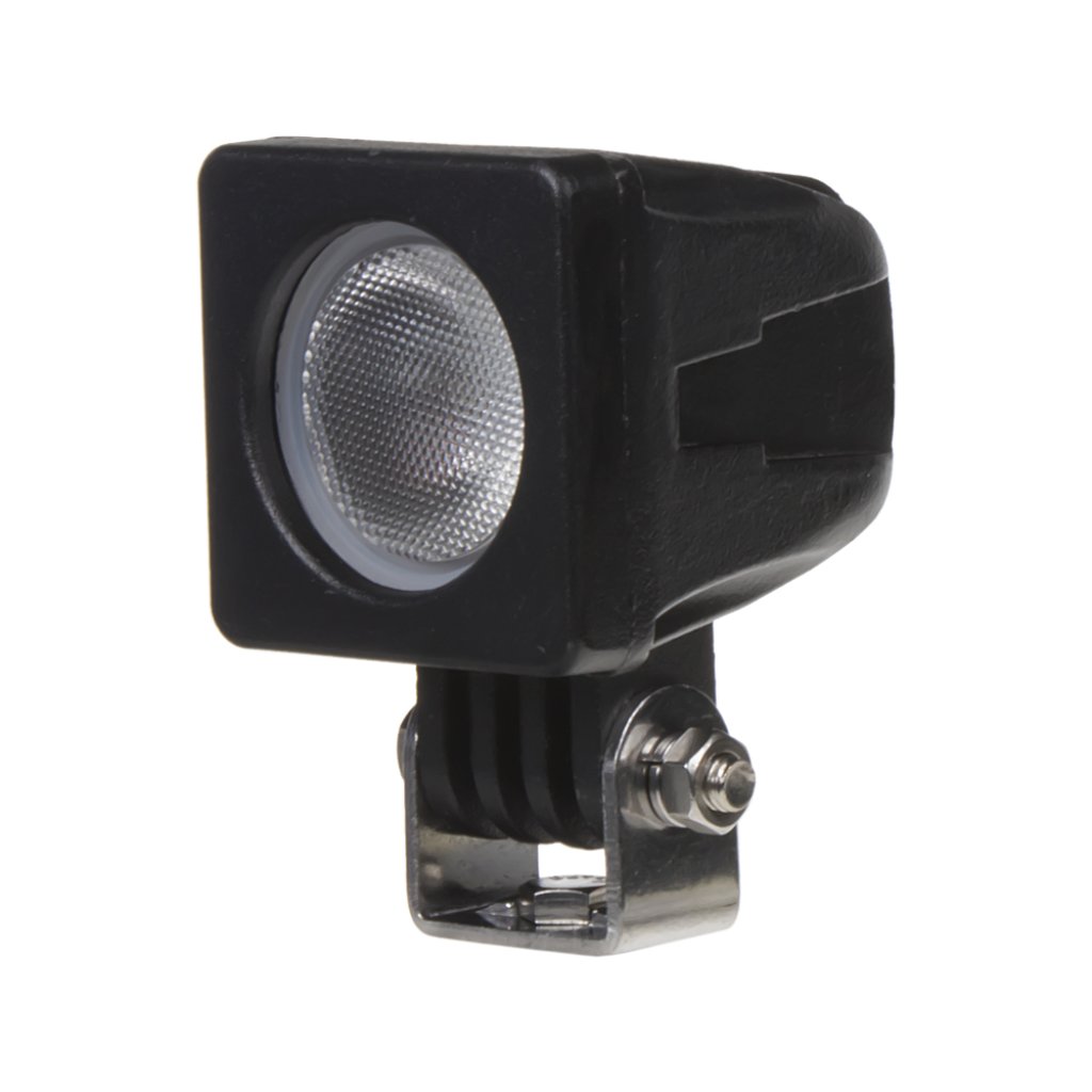 LED světlo hranaté (i na motocykl), 1x 10W, 50x50x60mm, ECE R10