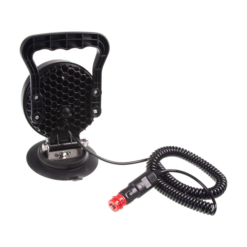 LED světlo kulaté, bílé, 9x3W, ø114mm, magnet, ECE R10