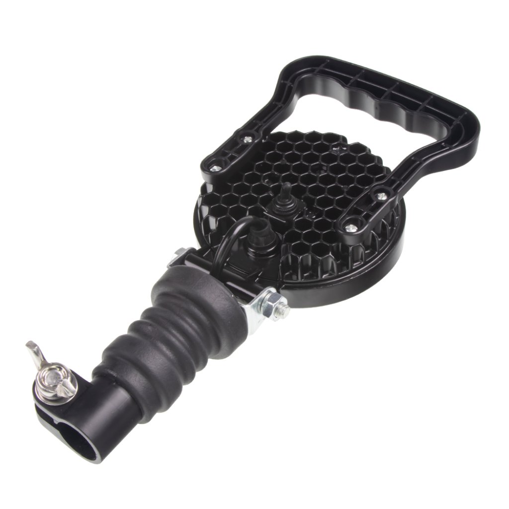 LED světlo kulaté, bílé 9x3W, ø114mm, na hrot, ECE R10