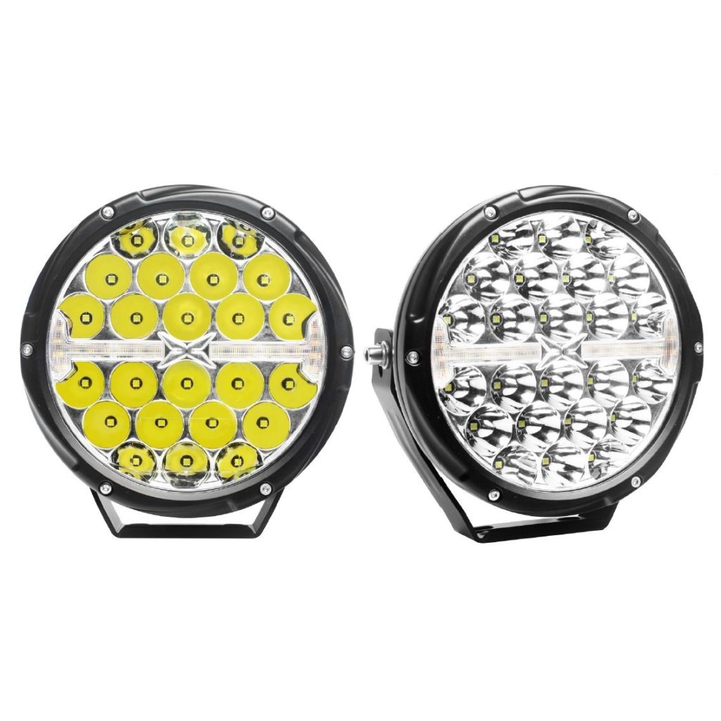 LED světlo kulaté s pozičním a výstražným světlem, 140W, ECE R65, R10, R148, R149
