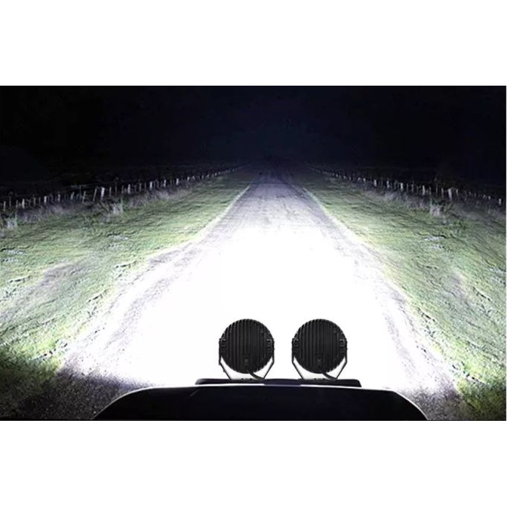 LED světlo kulaté s pozičním světlem, 14x5W, ECE R10, R148, R149