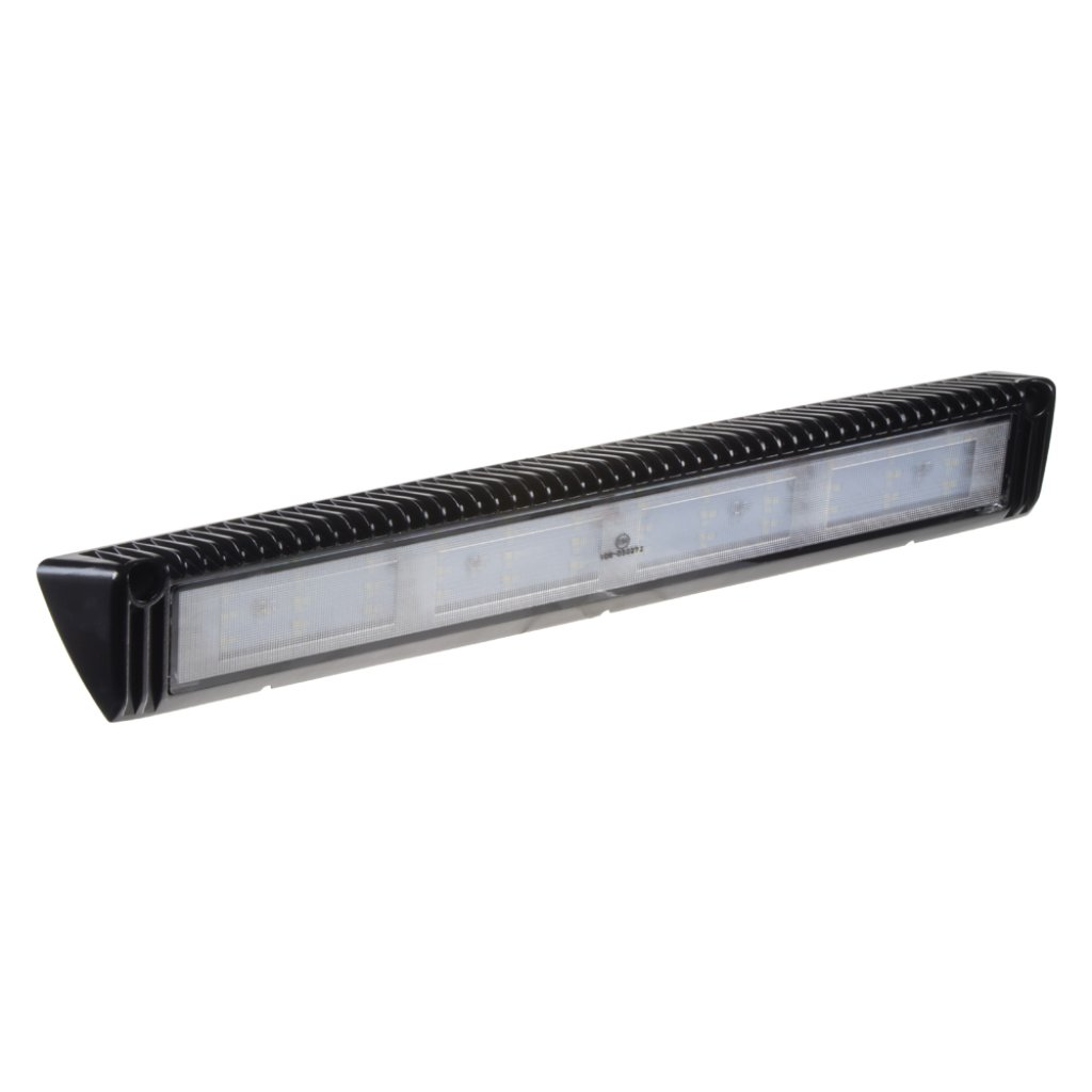 LED světlo nástěnné, 10-30V, 36x1W, černé, 452x60x43mm