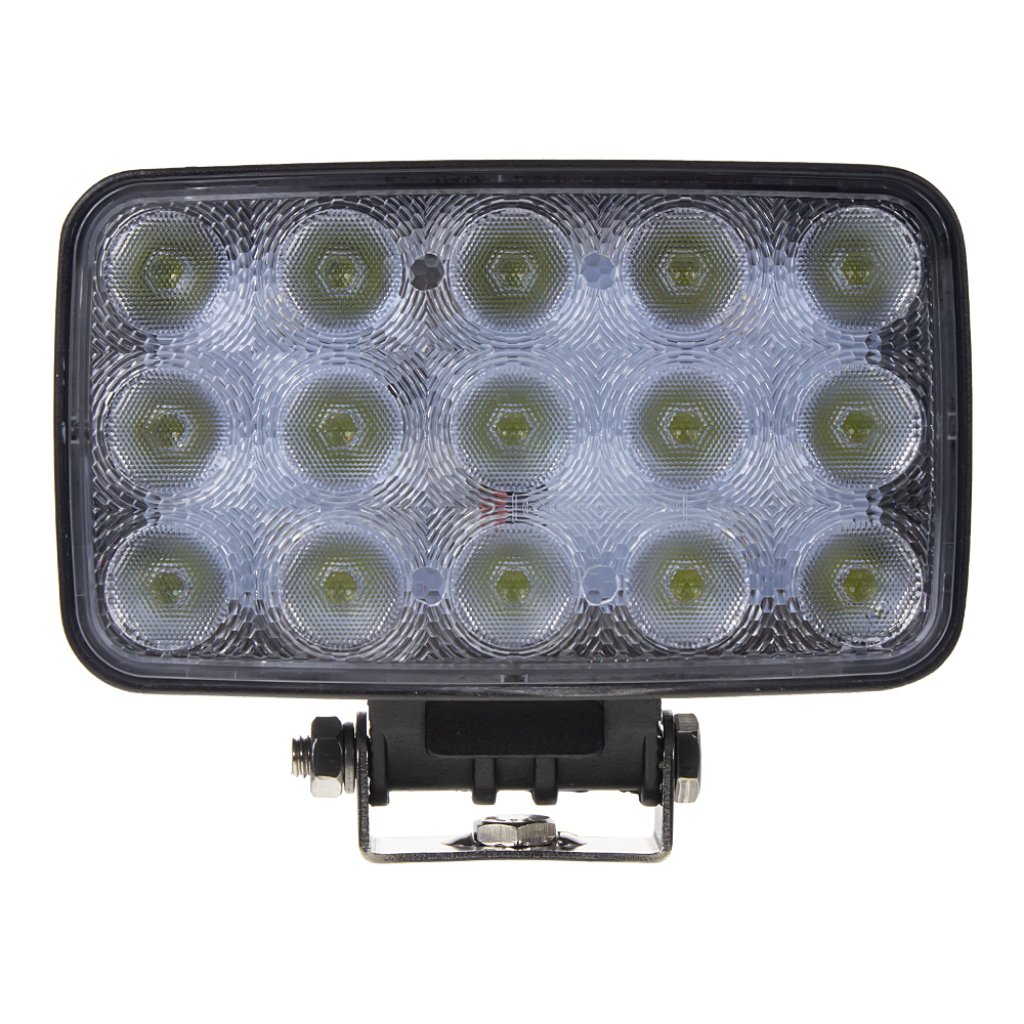 LED světlo obdélníkové, 15x3W, 152x118x50mm, ECE R10