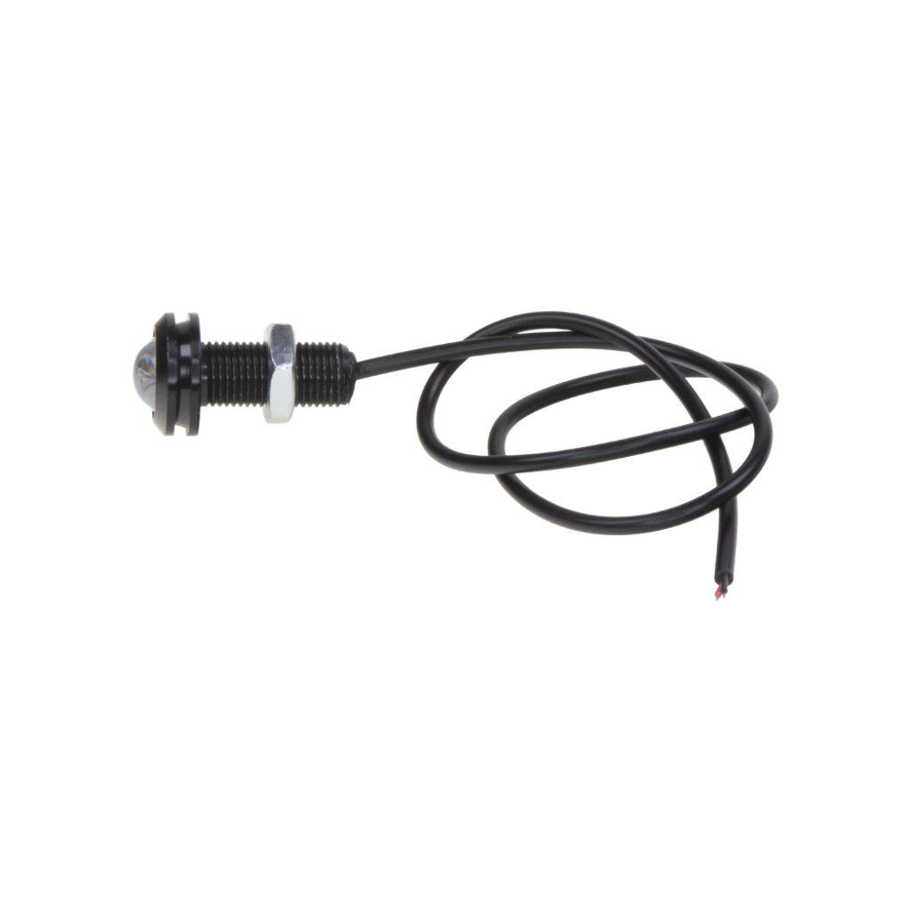LED světlo pro denní svícení (eagle eye) 18mm, 12V, 3W, bílá
