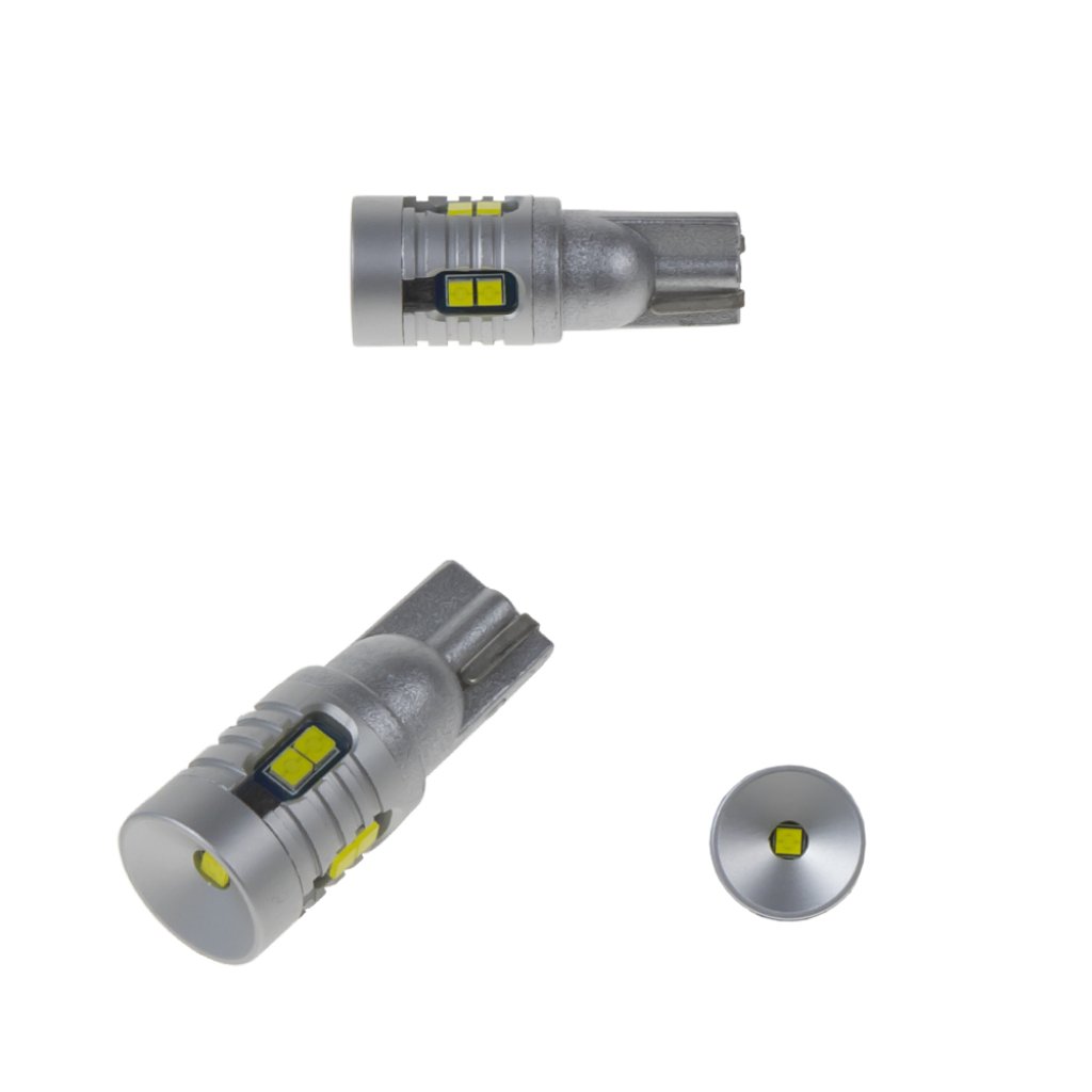 LED T10 bílá, 12/24V, 9LED/3W SMD