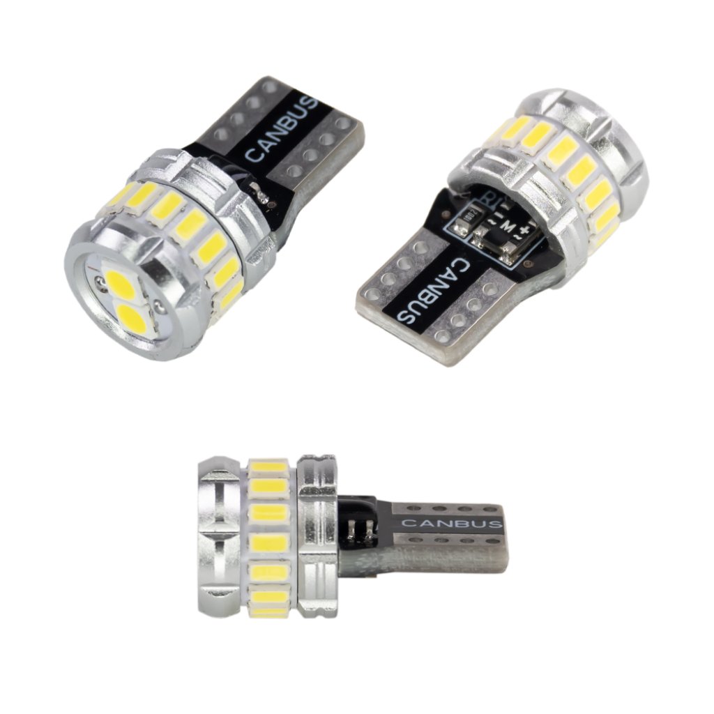 LED T10 bílá, 12V, 18LED/3014SMD