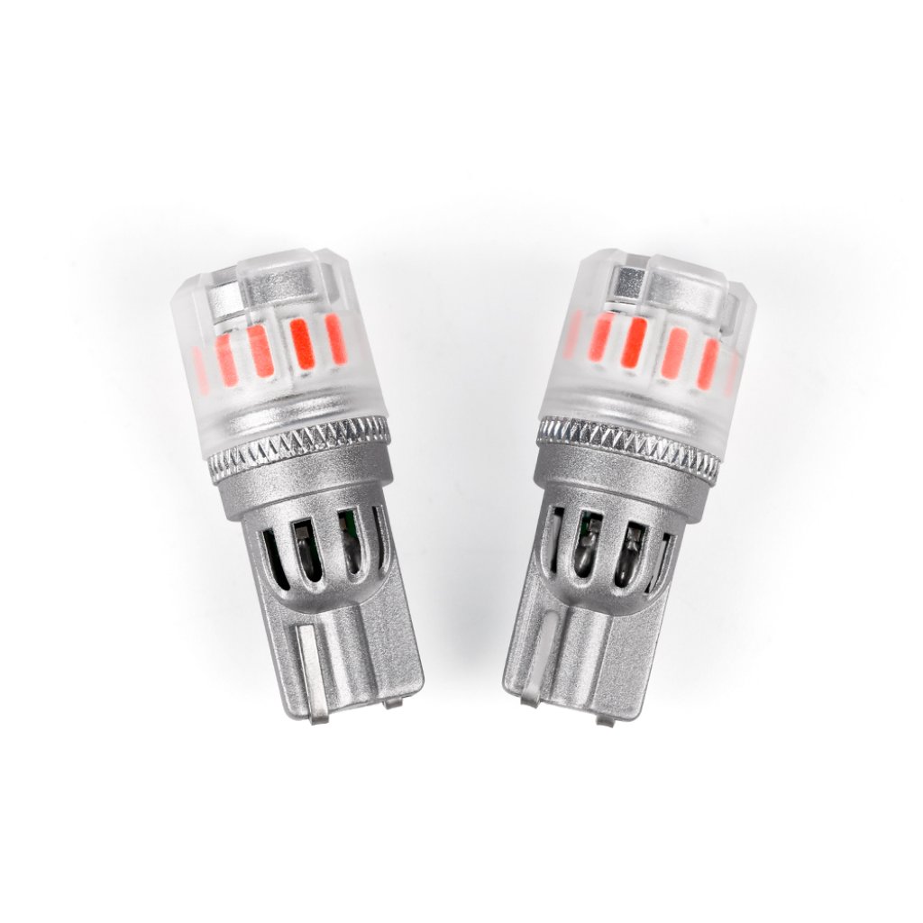 LED T10 červená, 12V, 13LED SMD