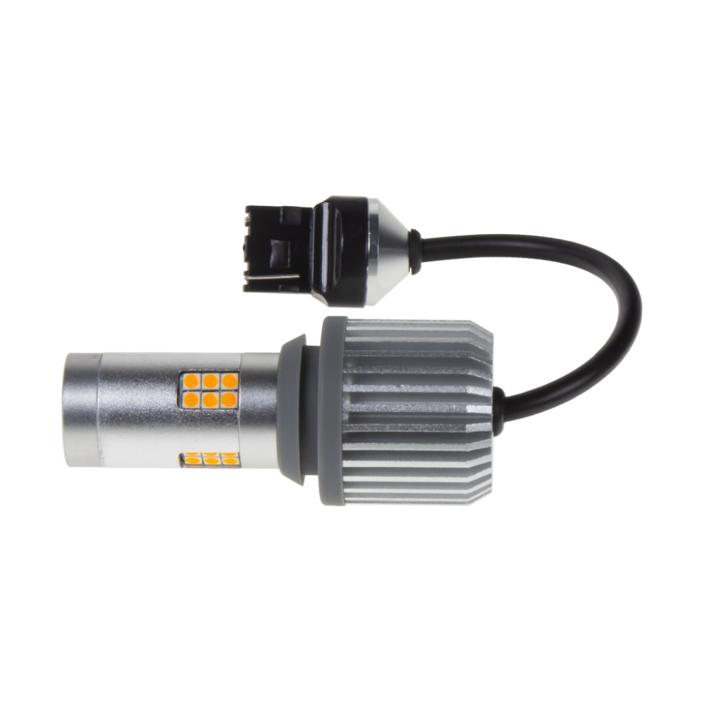 LED T20 (7440) oranžová, CAN-Bus, 12-24V, 30LED/3030SMD