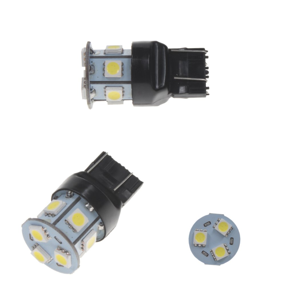 LED T20 (7443) bílá, 12V, 9LED/3SMD