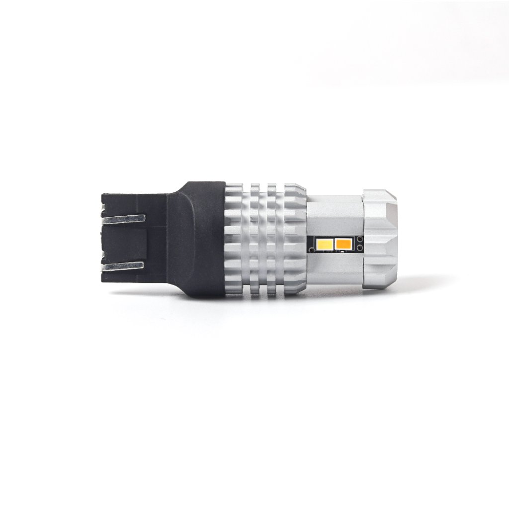 LED T20 (7443) bílá / oranžová, 12V, 12LED SMD