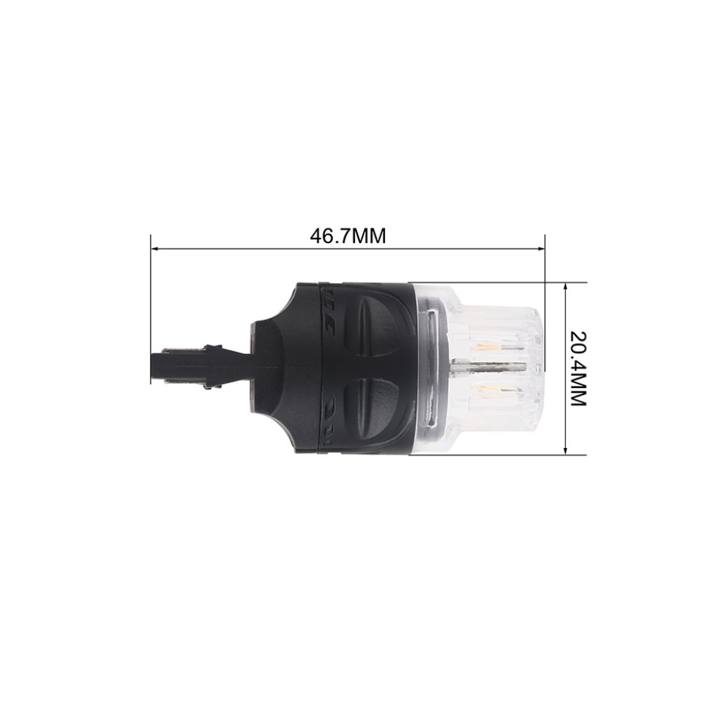 LED T20 (7443) oranžová, 12V, 16LED 2835SMD