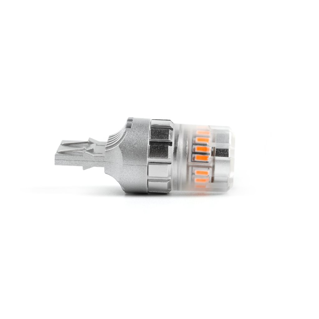 LED T20 (7443) oranžová, 12V, 23LED SMD