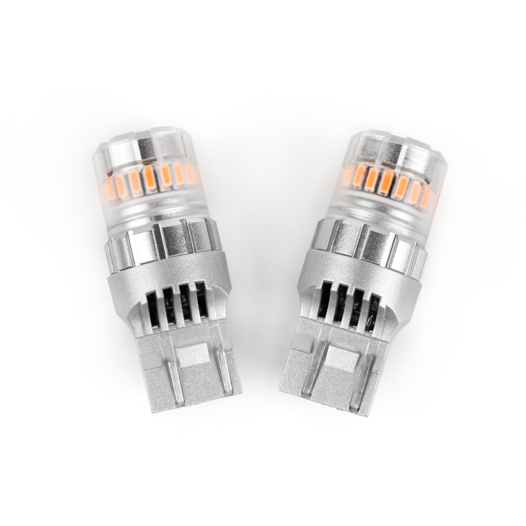 LED T20 (7443) oranžová, 12V, 23LED SMD
