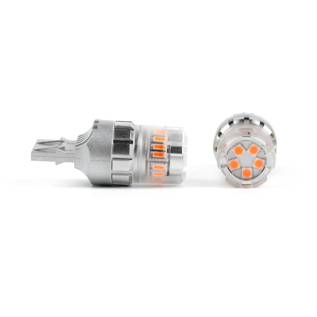LED T20 (7443) oranžová, 12V, 23LED SMD