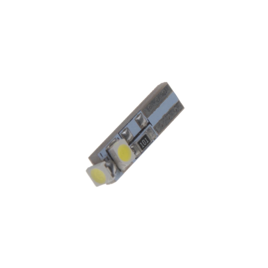 LED T5 bílá, 12V, 3LED/SMD