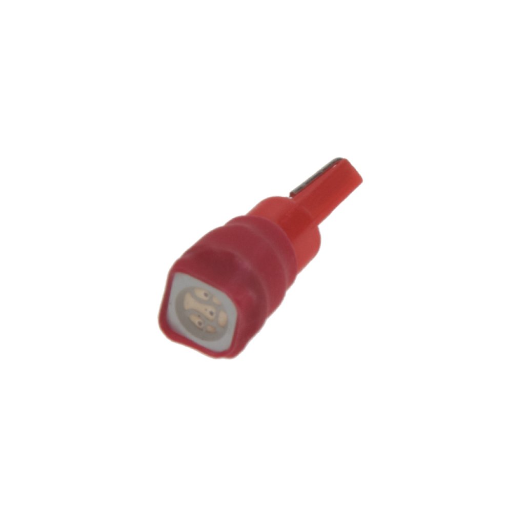 LED T5 červená, 12V, 1LED/3SMD