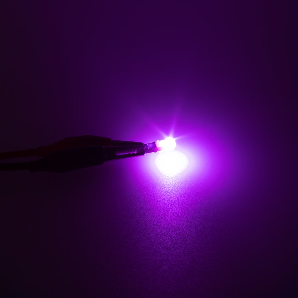 LED T5 růžová, 12V, 2LED/3014SMD
