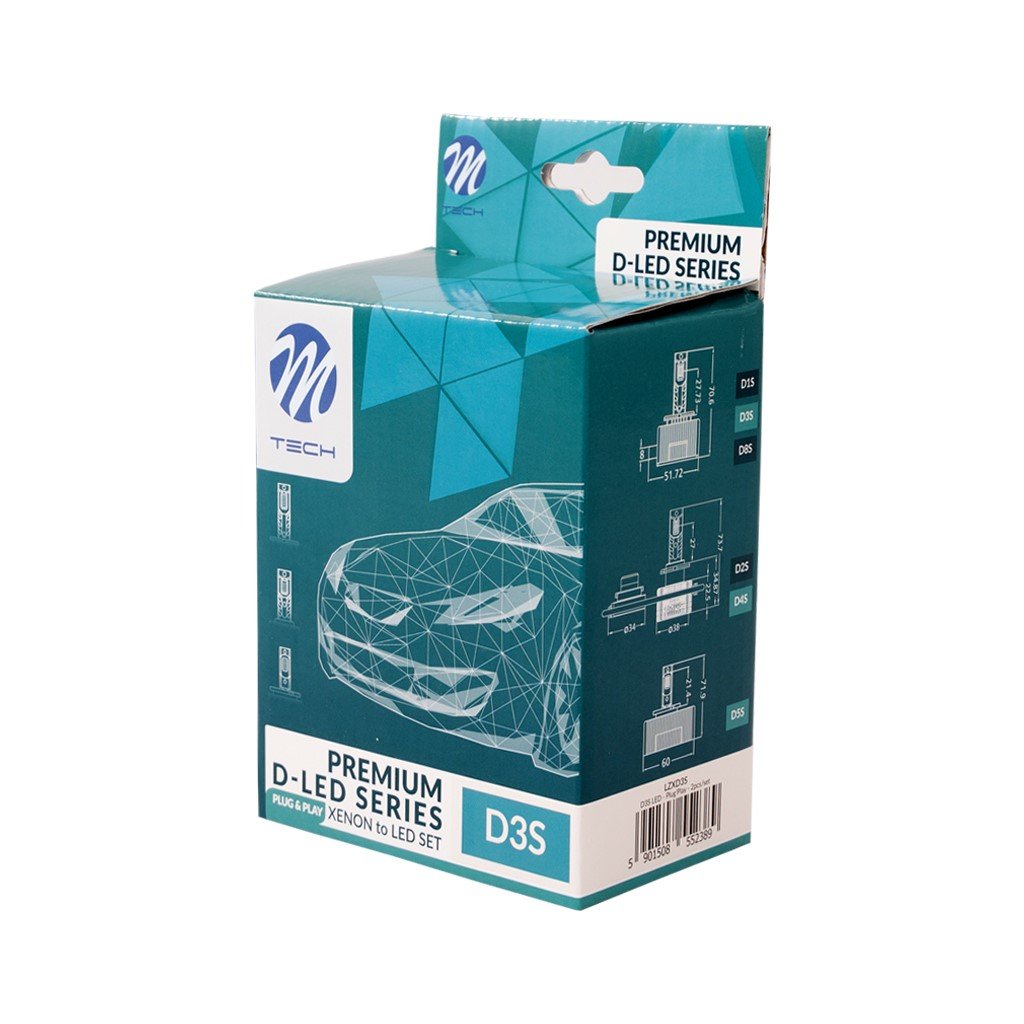 LED žárovky pro xenonové svícení - D3S, 35W, 8400lm, 55238
