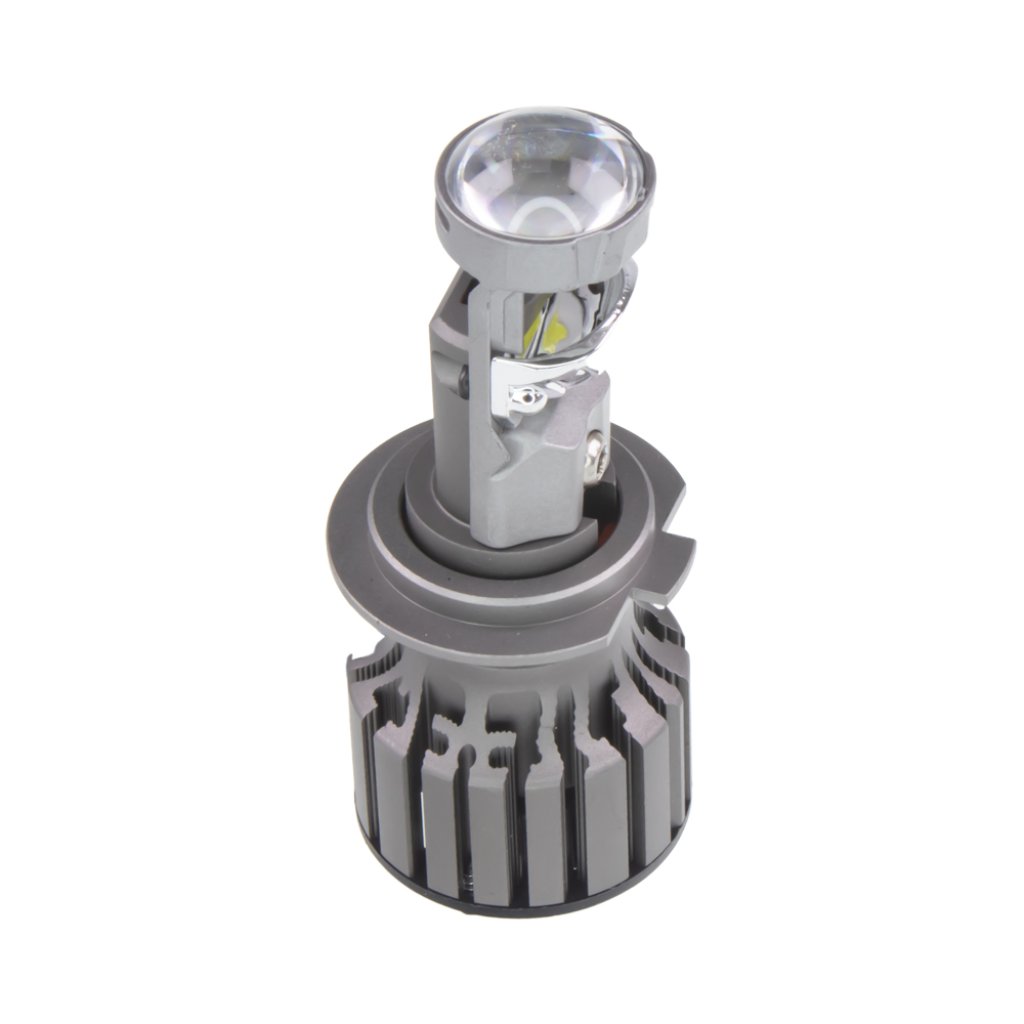 LENS LED H7 bílá, 9-32V, 6000LM chip GC x8