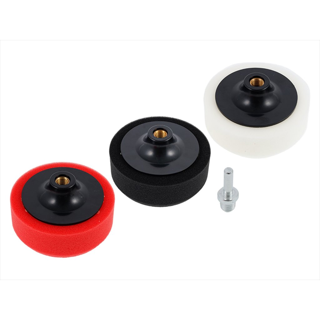 Leštící houba 3v1 s adaptérem, závit M14, 63540