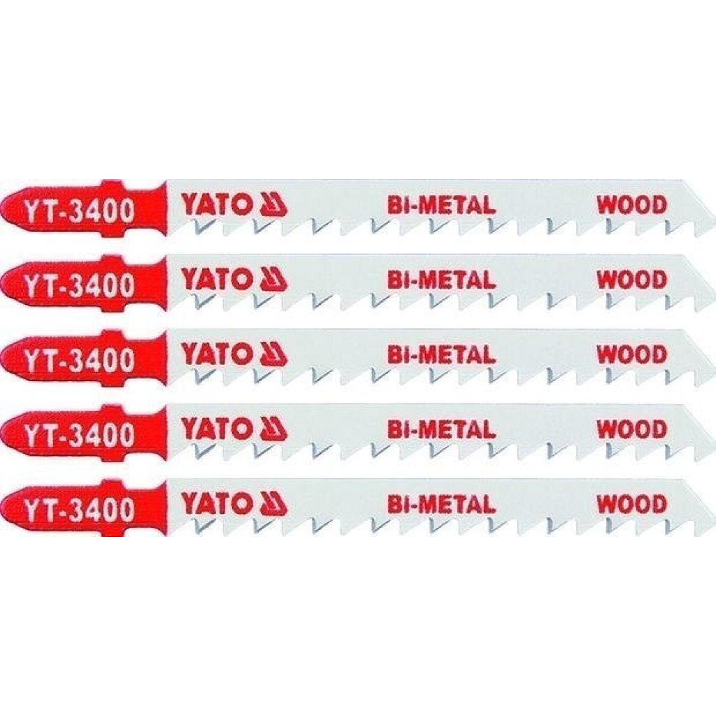 List do přímočaré pily 100 mm na dřevo TPI6 5 ks Bi-Metal