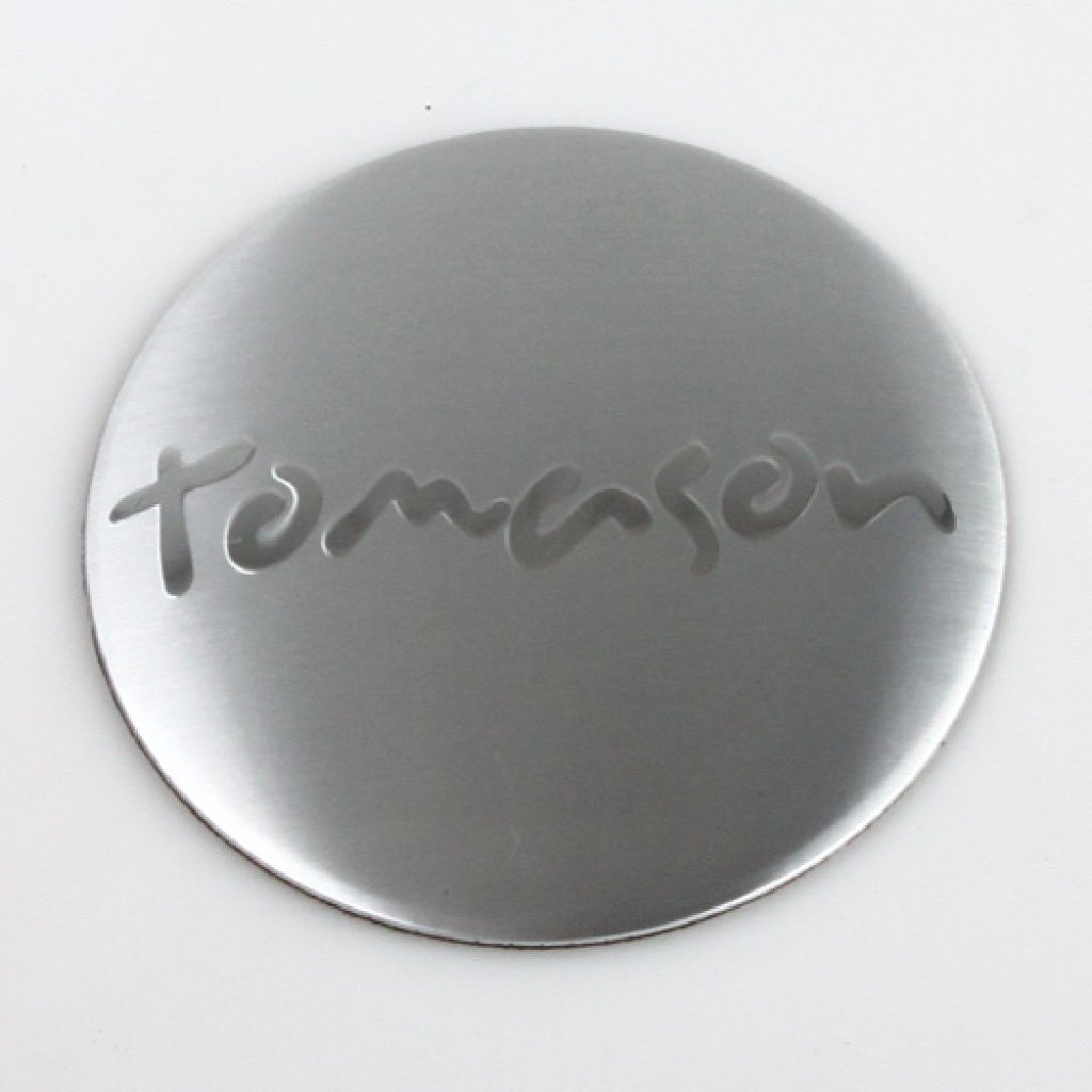 Logo (emblem) průměr 66mm, Tomason, stříbrné