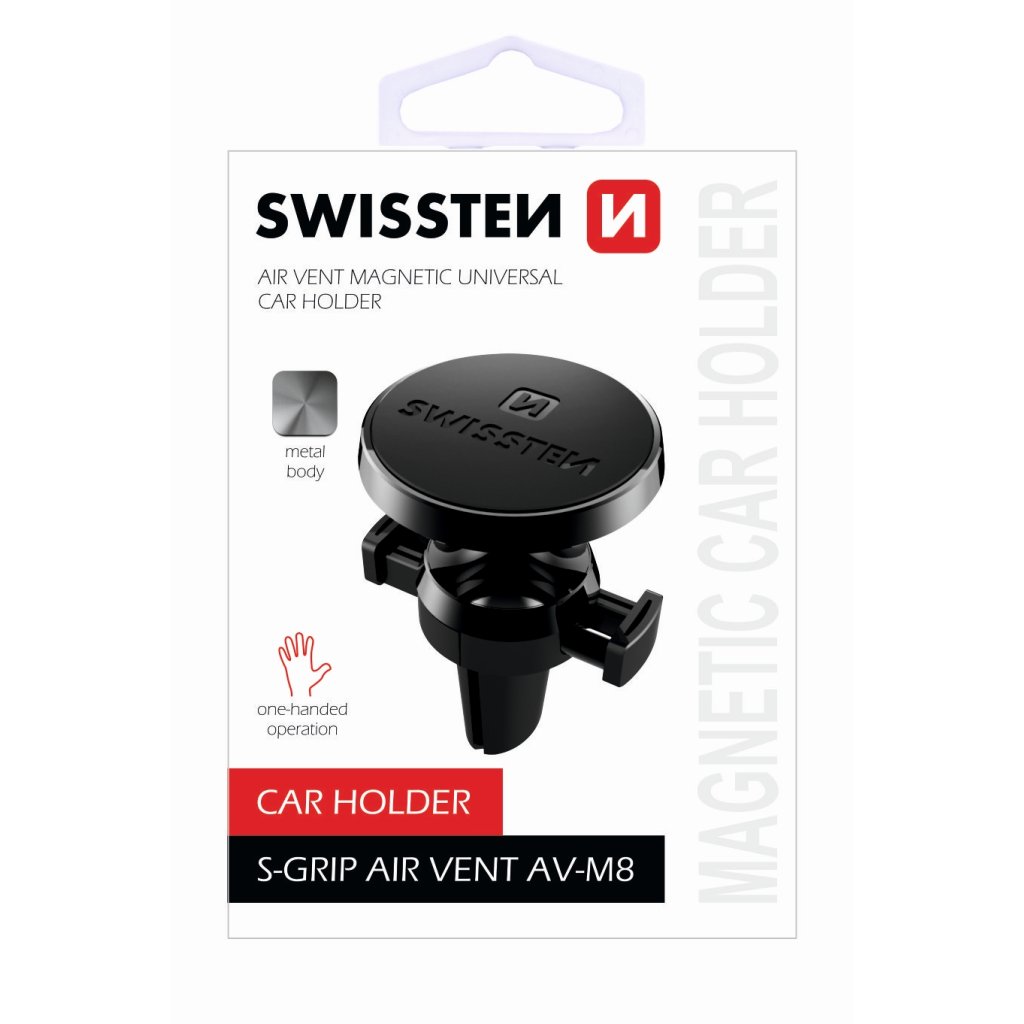 Magnetický držák do ventilace auta SWISSTEN S-GRIP AV-M8, 45635