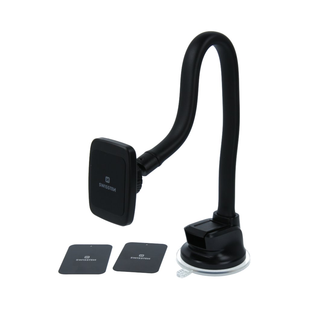Magnetický držák mobilu do auta na husí krk SWISSTEN S-GRIP M5-HK, 45459