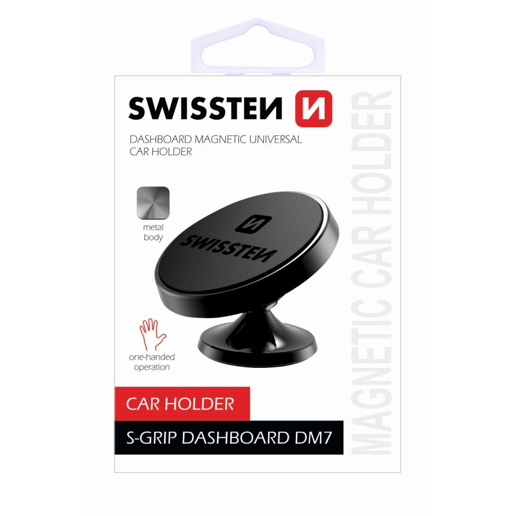 Magnetický držák mobilu do auta SWISSTEN S-GRIP DASHBOARD DM7, 45633