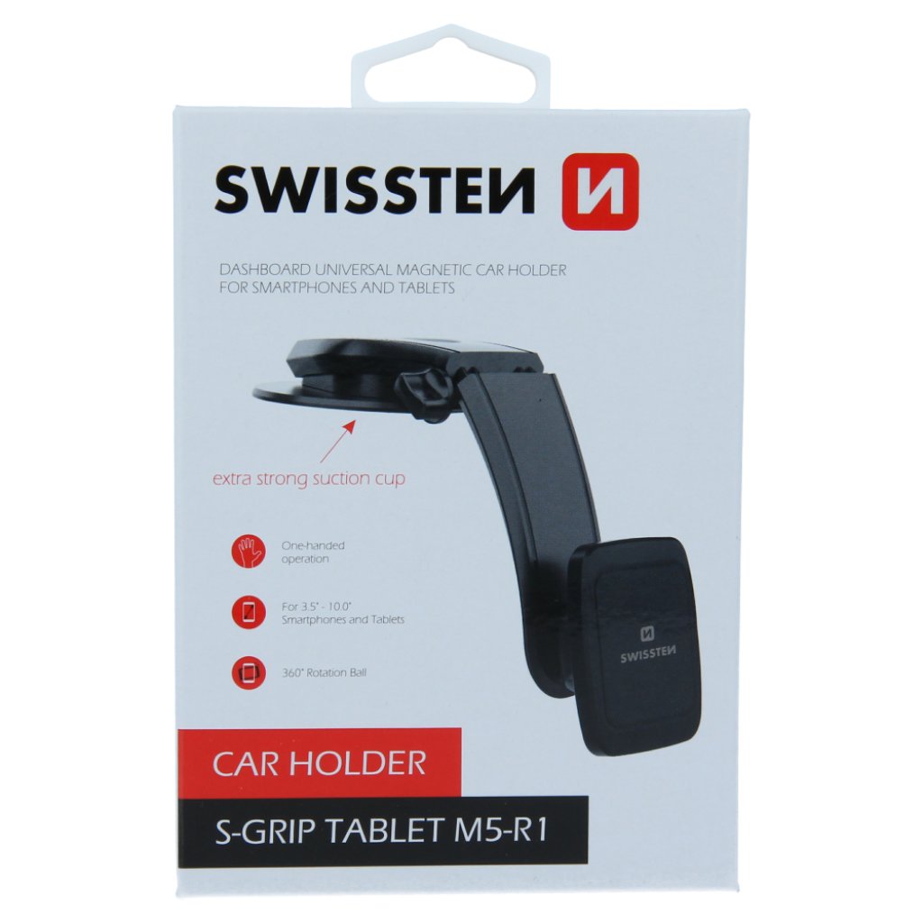 Magnetický držák mobilu do auta SWISSTEN S-GRIP M5-R1, 46507