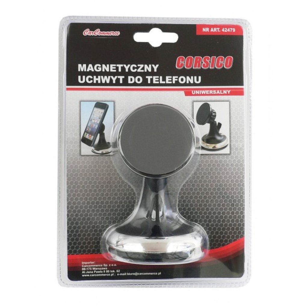 Magnetický držák mobilu s přísavkou na sklo, 42479