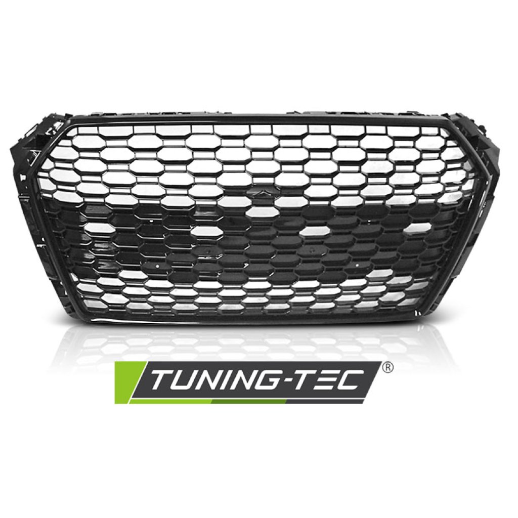 Maska AUDI A4 B9 15-19 RS4 style PDC černá lesklá