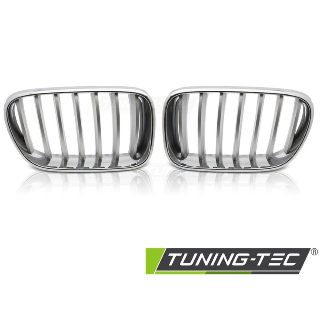 Maska - ledvinky BMW X3 (F25) 2010-2014 - chrom / titan