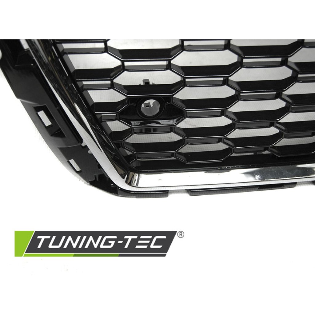 Maska pro AUDI A3 8V 17- RS style PDC černá/chrom