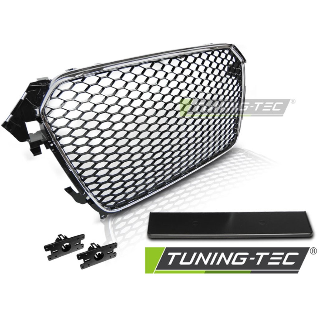 Maska sportovní RS Type AUDI A4 B8 11-15 černá/chrom