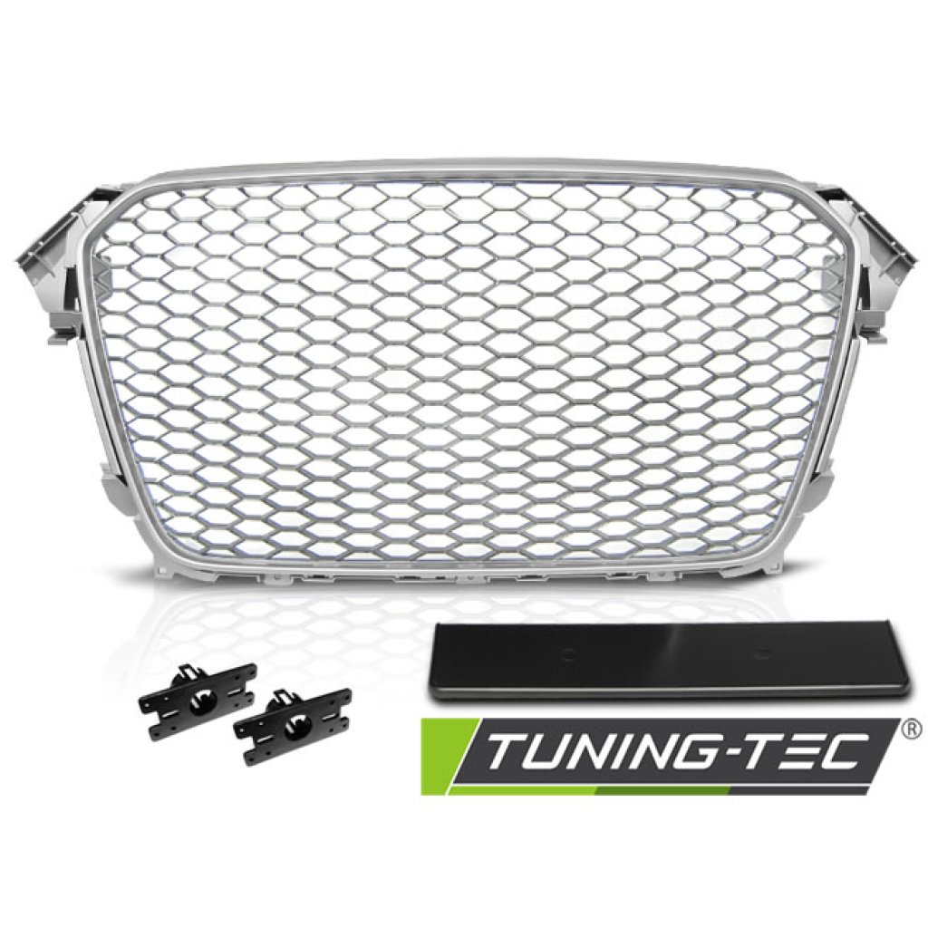 Maska sportovní RS Type AUDI A4 B8 11-15 stříbrná matná